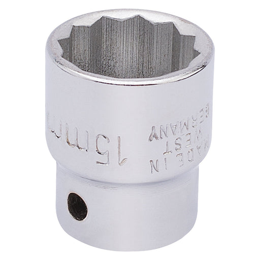 Elora-Bi-Hexagon-Socket,-3/8"-Sq.-Dr.,-15mm