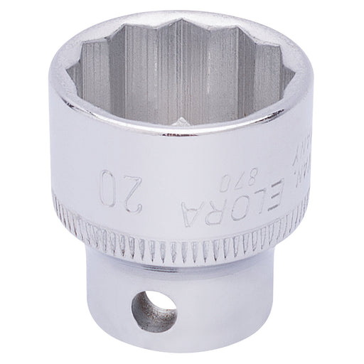 Elora-Bi-Hexagon-Socket,-3/8"-Sq.-Dr.,-20mm