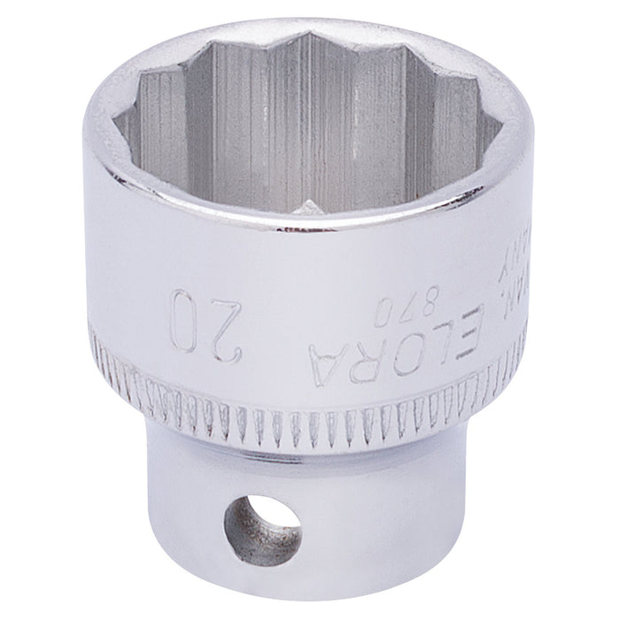 Elora-Bi-Hexagon-Socket,-3/8"-Sq.-Dr.,-20mm