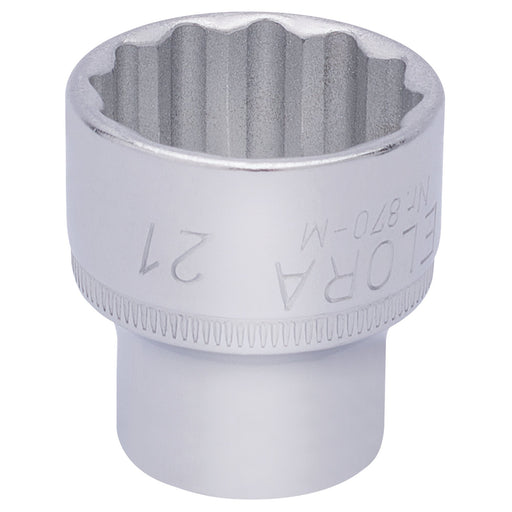 Elora-Bi-Hexagon-Socket,-3/8"-Sq.-Dr.,-21mm