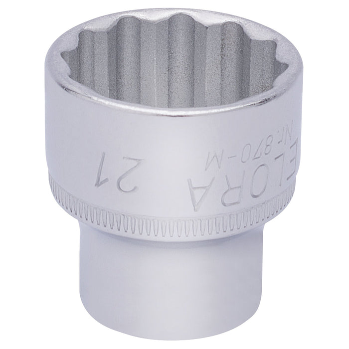 Elora-Bi-Hexagon-Socket,-3/8"-Sq.-Dr.,-21mm