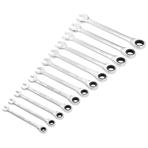 Draper-HI-TORQÂ®-Metric-Ratchet-Combination-Spanner-Set-(12-Piece)