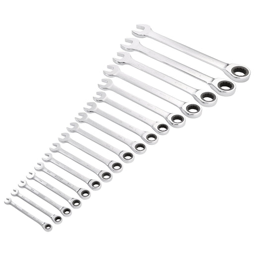 Draper-HI-TORQÂ®-Metric-Ratchet-Combination-Spanner-Set-(17-Piece)