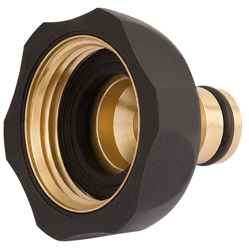 Brass-and-Rubber-Tap-Connector,-1"
