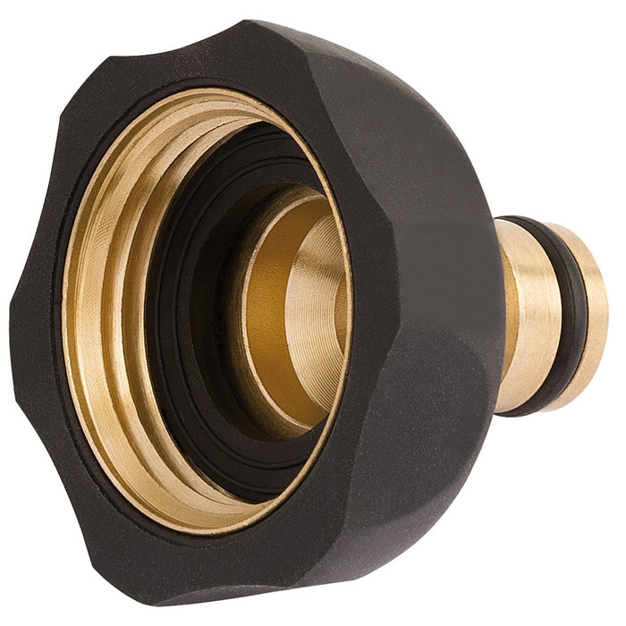 Brass-and-Rubber-Tap-Connector,-1"