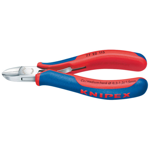 KNIPEX-77-22-130-Flush-Electronics-Diagonal-Cutters,-130mm