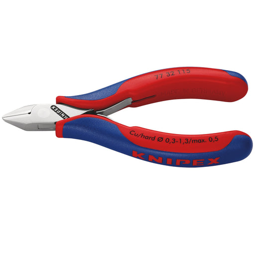 KNIPEX-77-32-115-Flush-Electronics-Diagonal-Cutters,-115mm