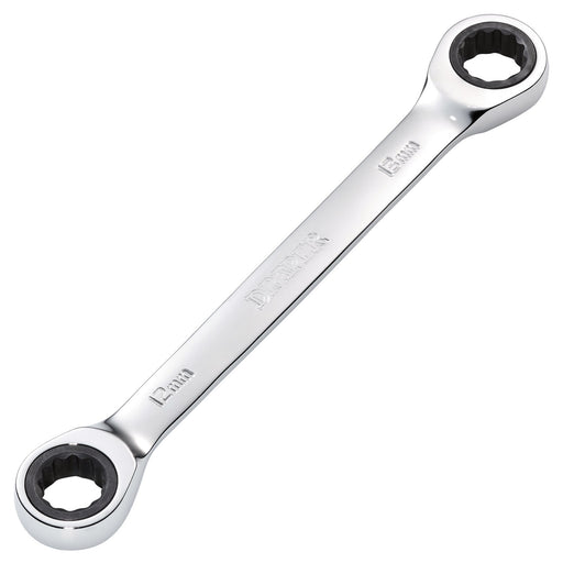 Draper-HI-TORQ®-Metric-Double-Ratchet-Ring-Spanner,-12-x-13mm