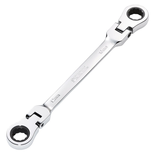 Draper-HI-TORQ®-Metric-Flexible-Head-Double-Ring-Ratchet-Spanner,-12-x-13mm