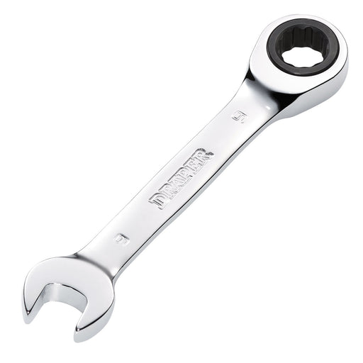 Draper-HI-TORQÂ®-Metric-Stubby-Ratchet-Combination-Spanner,-9mm