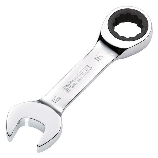 Draper-HI-TORQÂ®-Metric-Stubby-Ratchet-Combination-Spanner,-16mm