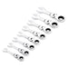 Draper-HI-TORQÂ®-Metric-Stubby-Flexible-Head-Ratchet-Combination-Spanner-Set-(8-Piece)