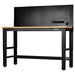 BUNKER®-Workbench-with-Hardwood-Worktop-and-Power-Pegboard,-1550mm