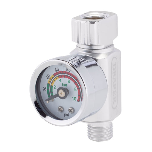 1/4"-BSP-On-Gun-Air-Regulator-and-Gauge,-140psi
