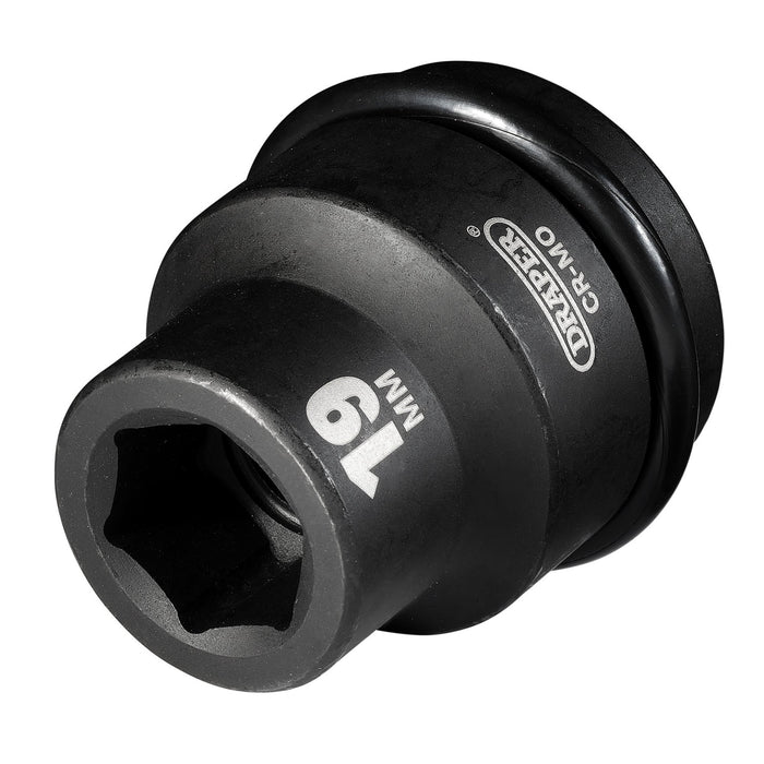 Draper-Hi-TORQ®-Impact-Socket,-3/4"-Sq.-Dr.,-19mm