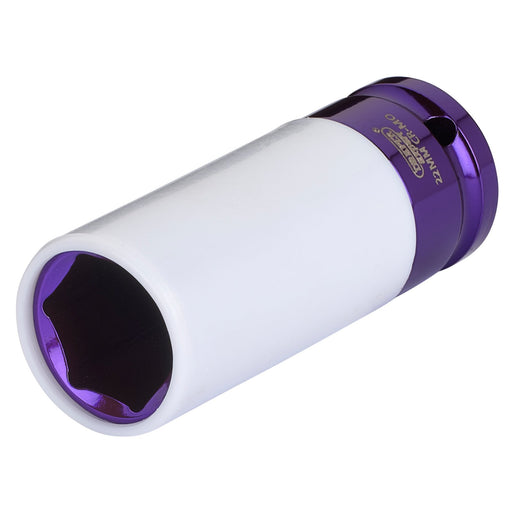 Draper-Expert-HI-TORQÂ®-Wheel-Nut-Socket-for-Alloy-Wheels,-1/2"-Sq.-Dr.-(22mm)