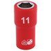 Fully-Insulated-VDE-Socket,-1/4"-Sq.-Dr.,-11mm