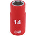 Fully-Insulated-VDE-Socket,-1/2"-Sq.-Dr.,-14mm