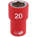 Fully-Insulated-VDE-Socket,-1/2"-Sq.-Dr.,-20mm
