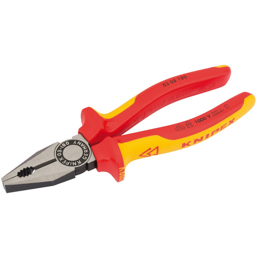 KNIPEX-03-08-180UKSBE-VDE-Fully-Insulated-Combination-Pliers,-180mm