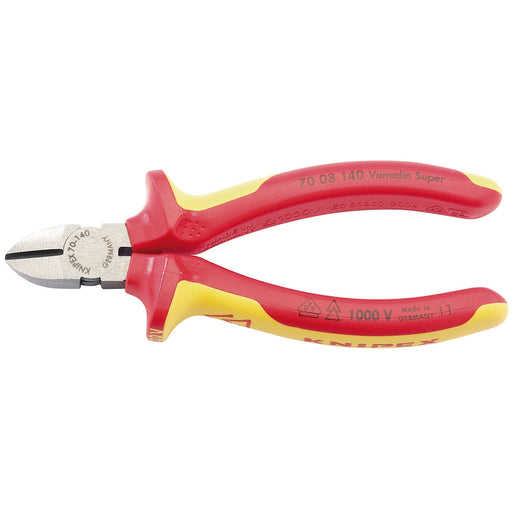 KNIPEX-70-08-140UKSBE-VDE-Fully-Insulated-Diagonal-Side-Cutters,-140mm