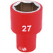 Fully-Insulated-VDE-Socket,-1/2"-Sq.-Dr.,-27mm