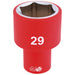 Fully-Insulated-VDE-Socket,-1/2"-Sq.-Dr.,-29mm