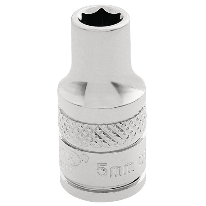 Draper-HI-TORQÂ®-6-Point-Socket,-1/4"-Sq.-Dr.,-5.0mm