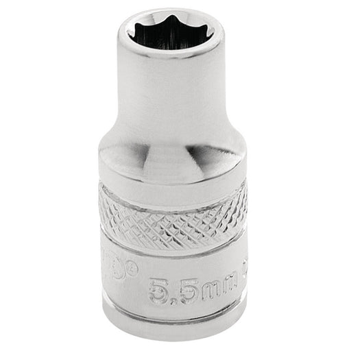 Draper-HI-TORQÂ®-6-Point-Socket,-1/4"-Sq.-Dr.,-5.5mm