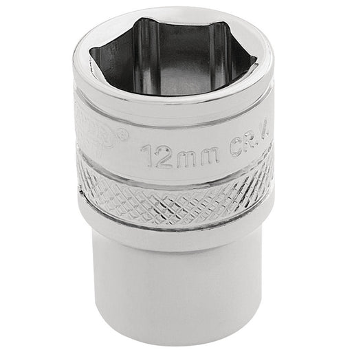 Draper-HI-TORQÂ®-6-Point-Socket,-1/4"-Sq.-Dr.,-12mm