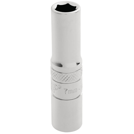 Draper-HI-TORQÂ®-6-Point-Deep-Socket,-1/4"-Sq.-Dr.,-7mm