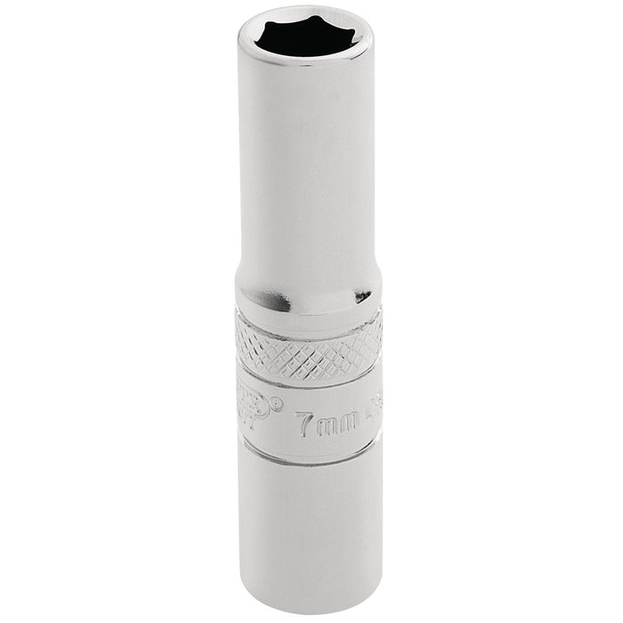 Draper-HI-TORQÂ®-6-Point-Deep-Socket,-1/4"-Sq.-Dr.,-7mm