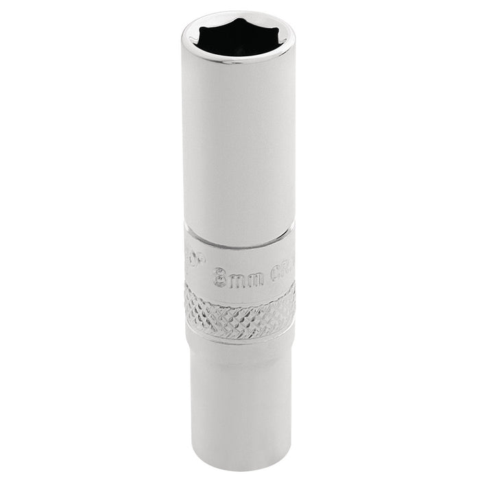 Draper-HI-TORQÂ®-6-Point-Deep-Socket,-1/4"-Sq.-Dr.,-8mm