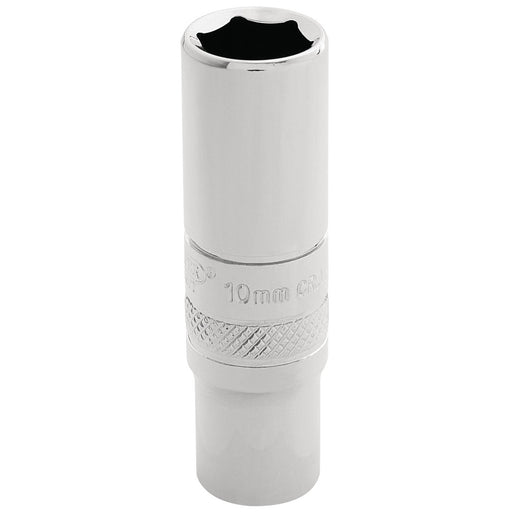 Draper-HI-TORQ®-6-Point-Deep-Socket,-1/4"-Sq.-Dr.,-10mm