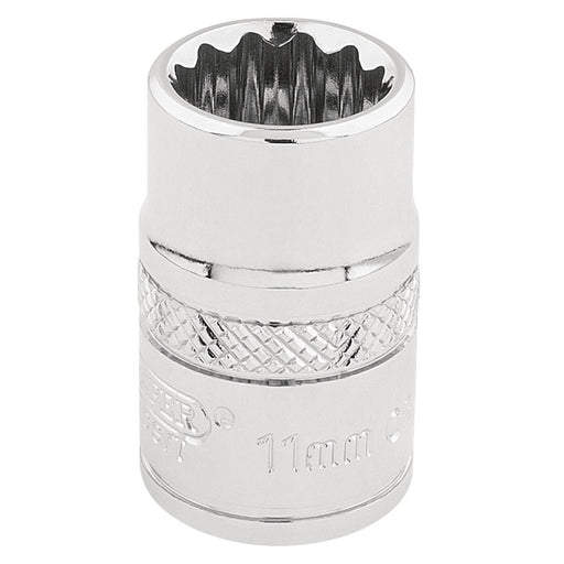 Draper-HI-TORQ®-12-Point-Socket,-3/8"-Sq.-Dr.,-11mm