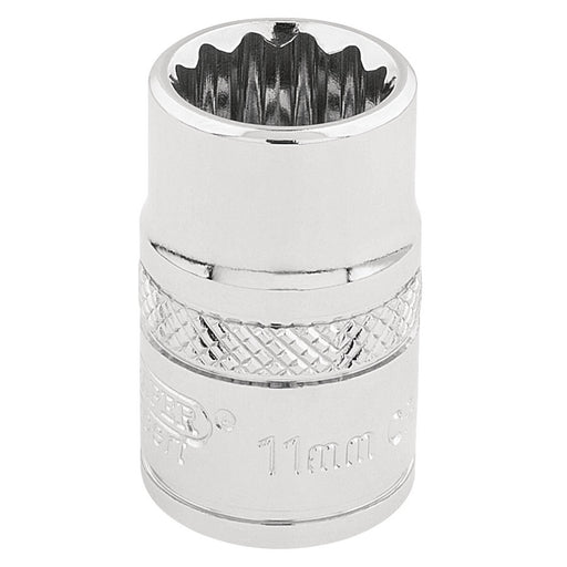 Draper-HI-TORQÂ®-12-Point-Socket,-3/8"-Sq.-Dr.,-11mm
