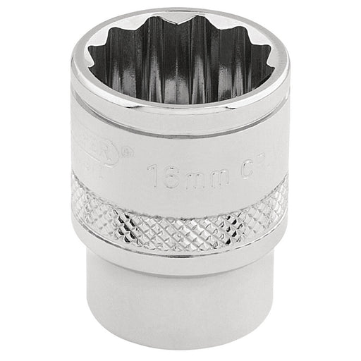 Draper-HI-TORQÂ®-12-Point-Socket,-3/8"-Sq.-Dr.,-16mm