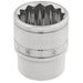 Draper-HI-TORQ®-12-Point-Socket,-3/8"-Sq.-Dr.,-19mm