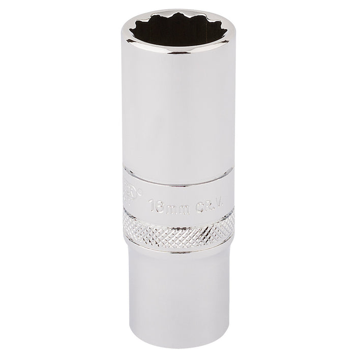 Draper-HI-TORQ®-12-Point-Deep-Socket,-3/8"-Sq.-Dr.,-16mm