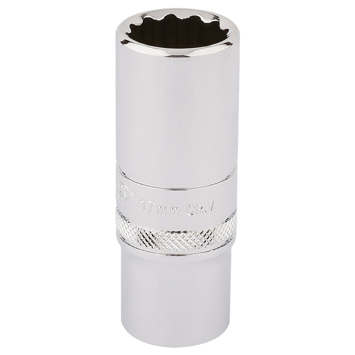 Draper-HI-TORQÂ®-12-Point-Deep-Socket,-3/8"-Sq.-Dr.,-17mm