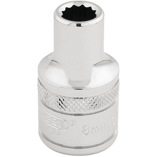 Draper-HI-TORQÂ®-12-Point-Socket,-1/2"-Sq.-Dr.,-8mm