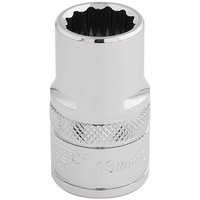 Draper-HI-TORQÂ®-12-Point-Socket,-1/2"-Sq.-Dr.,-13mm