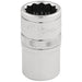 Draper-HI-TORQÂ®-12-Point-Socket,-1/2"-Sq.-Dr.,-15mm