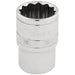 Draper-HI-TORQÂ®-12-Point-Socket,-1/2"-Sq.-Dr.,-19mm