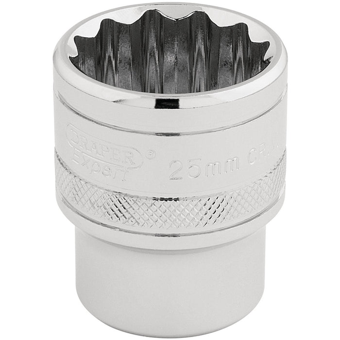 Draper-HI-TORQÂ®-12-Point-Socket,-1/2"-Sq.-Dr.,-25mm