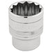 Draper-HI-TORQ®-12-Point-Socket,-1/2"-Sq.-Dr.,-27mm