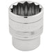 Draper-HI-TORQÂ®-12-Point-Socket,-1/2"-Sq.-Dr.,-27mm
