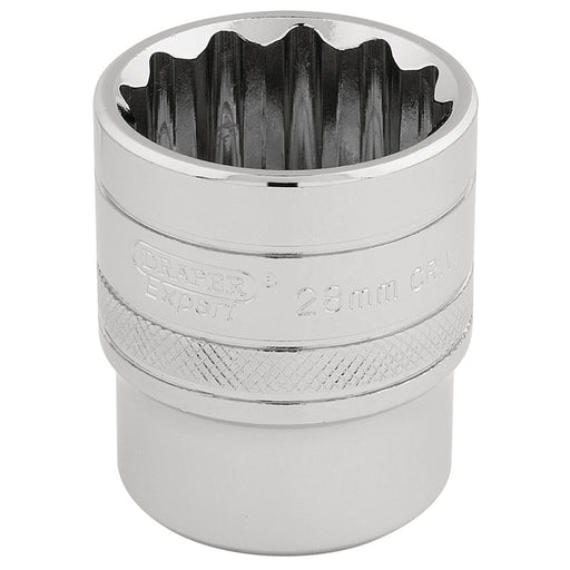 Draper-HI-TORQ®-12-Point-Socket,-1/2"-Sq.-Dr.,-28mm