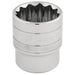 Draper-HI-TORQ®-12-Point-Socket,-1/2"-Sq.-Dr.,-28mm