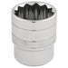 Draper-HI-TORQÂ®-12-Point-Socket,-1/2"-Sq.-Dr.,-28mm